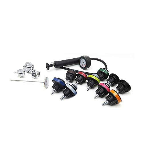 Universal Cooling System Radiator Pressure Tester Gasket Test Kit Leak Detector