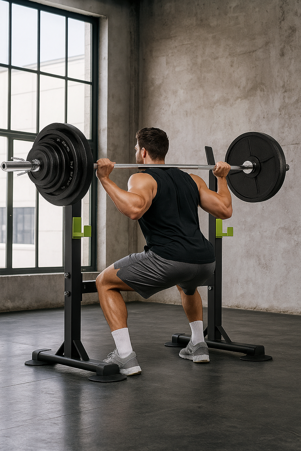 Adjustable Squat Rack Stand