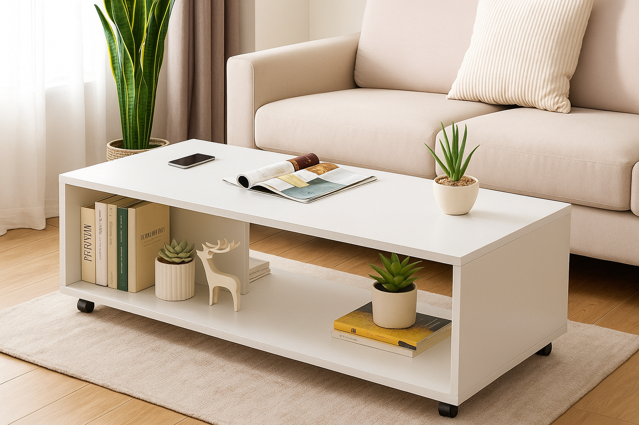 Coffee Table 120CM White