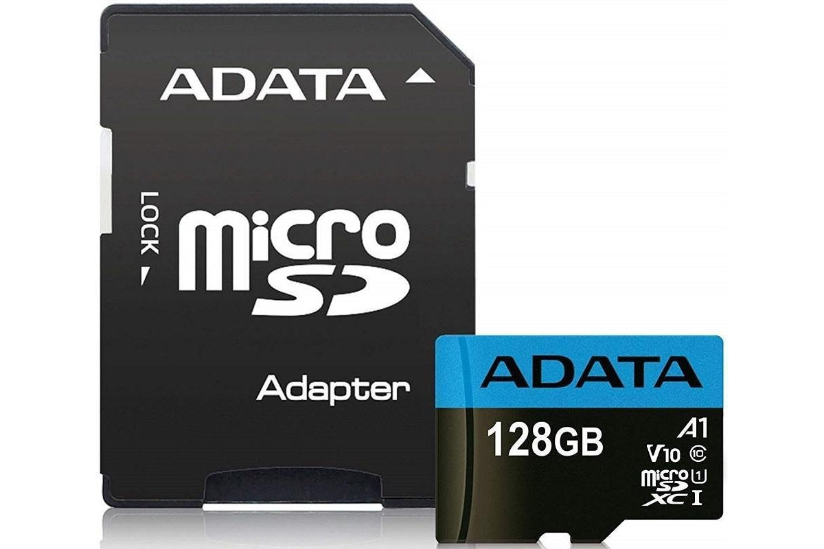ADATA microSDXC card packaging front
