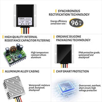Thumbnail for DC Converter Regulator 24V Step Down To 12V 20A 240W