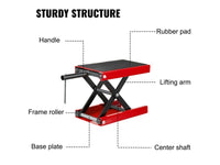 Thumbnail for Motorcycle Scissor Lift Stand with Pad