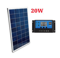 Thumbnail for 20W Solar Panel with Solar Controller
