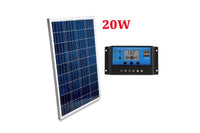 Thumbnail for 20W solar panel kit packaging and user manual