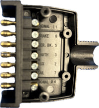Thumbnail for 7 Pin Male Flat Trailer Plug,Connector