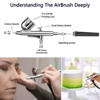 Thumbnail for Air Brush Compressor With Air Brush Kit