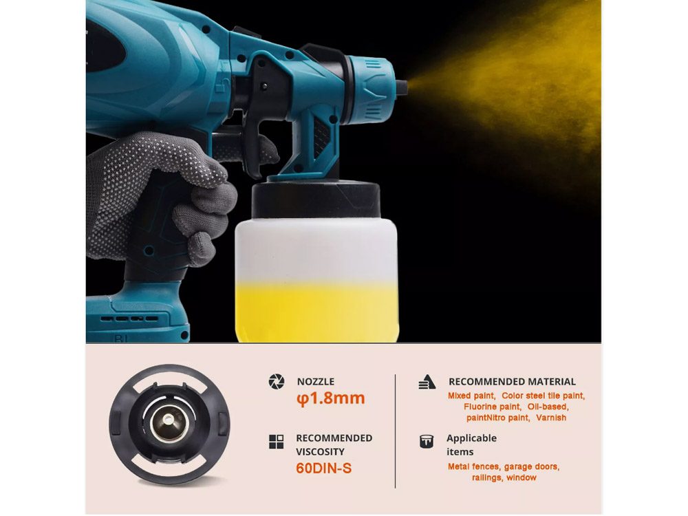 Paint Sprayer For Makita Battery