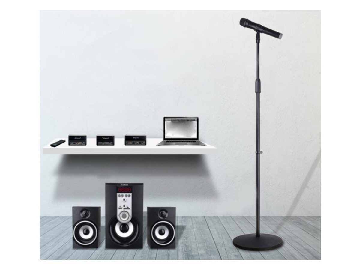 Height Adjustable Tripod Microphone Stand
