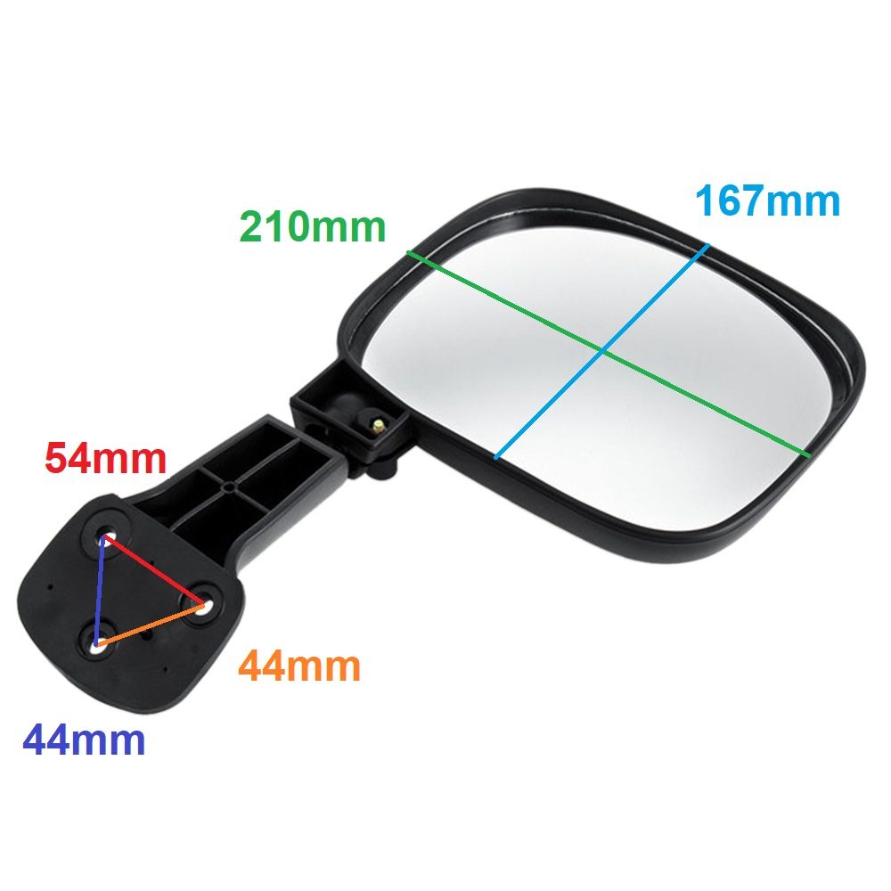 Mirror with user instructions included