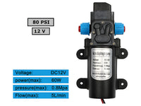 Thumbnail for Water pump 12V Diaphragm Pump High Pressure