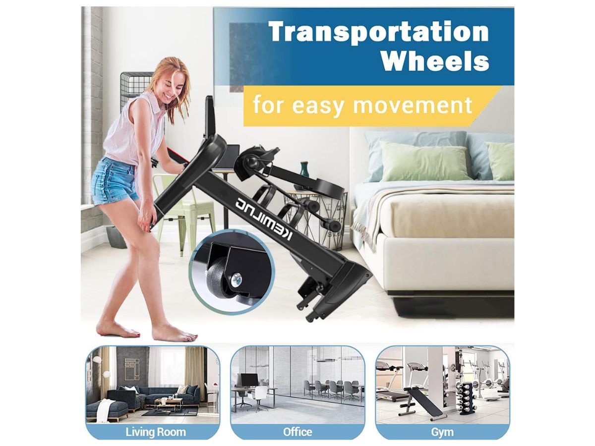 Multifunctional Foldable Treadmill 120 kg Capacity