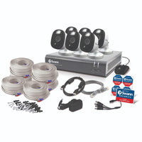 Thumbnail for Swann CCTV security cameras 6 Camera 8 Channel Spotlight Security System