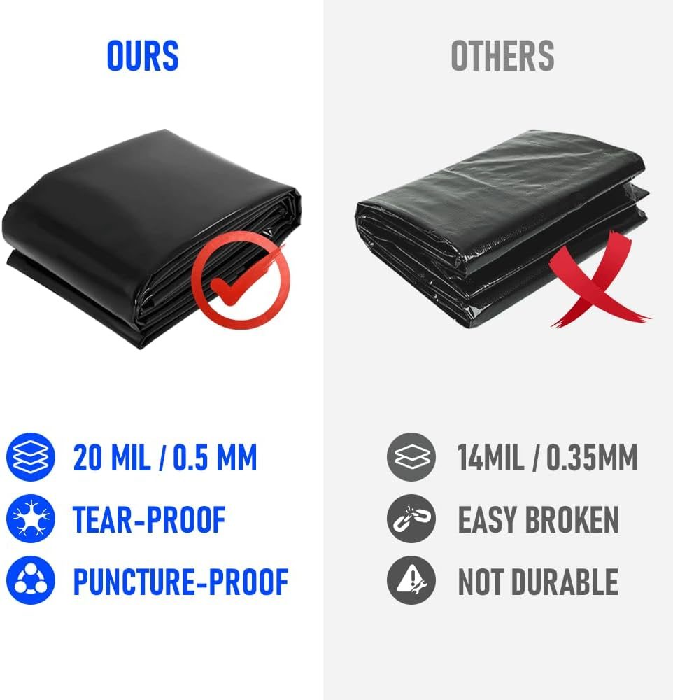 Pond Liner 5x6m 0.5mm LDPE