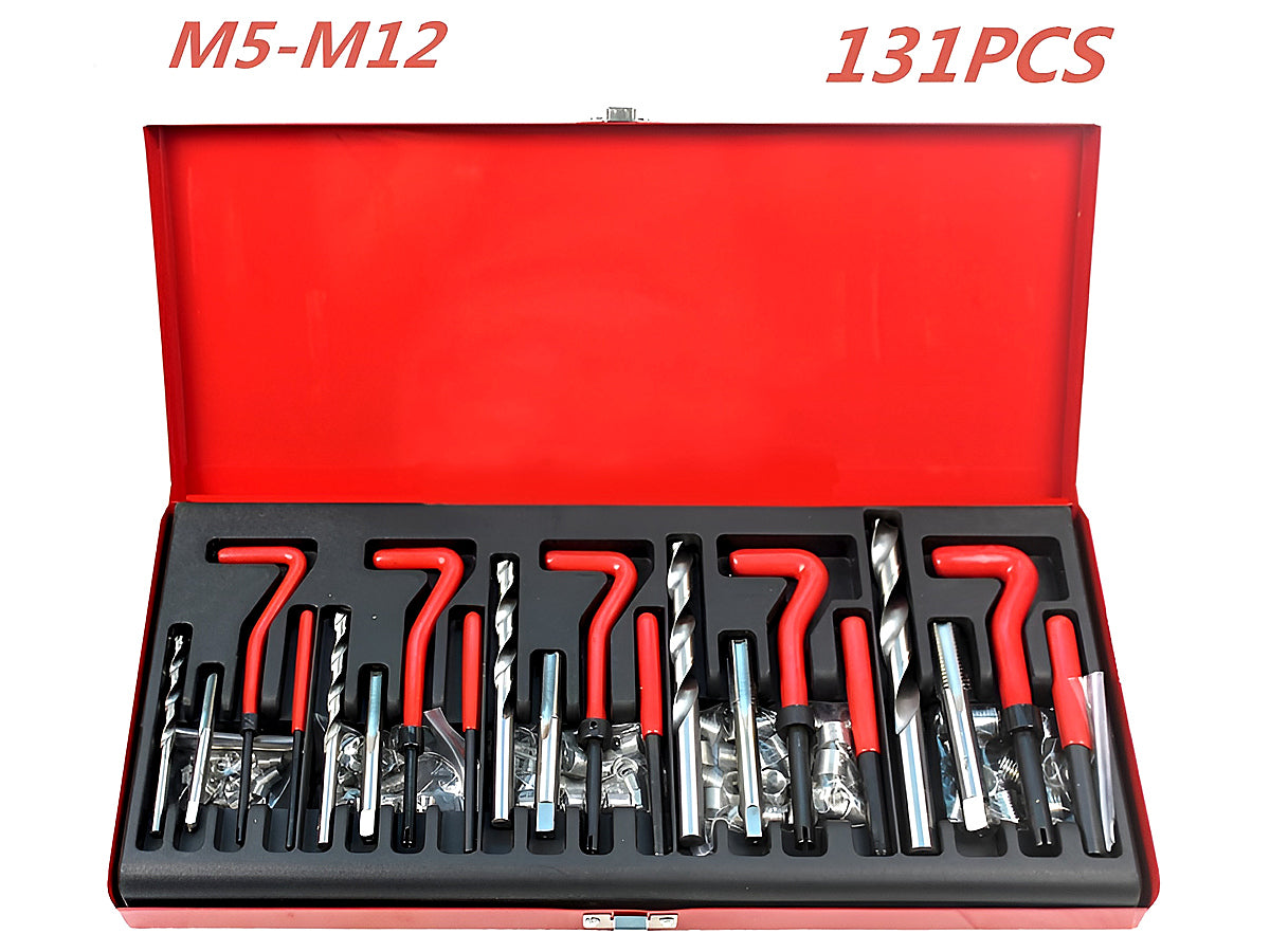 Helicoil Type Thread Repair Kit 131 Piece