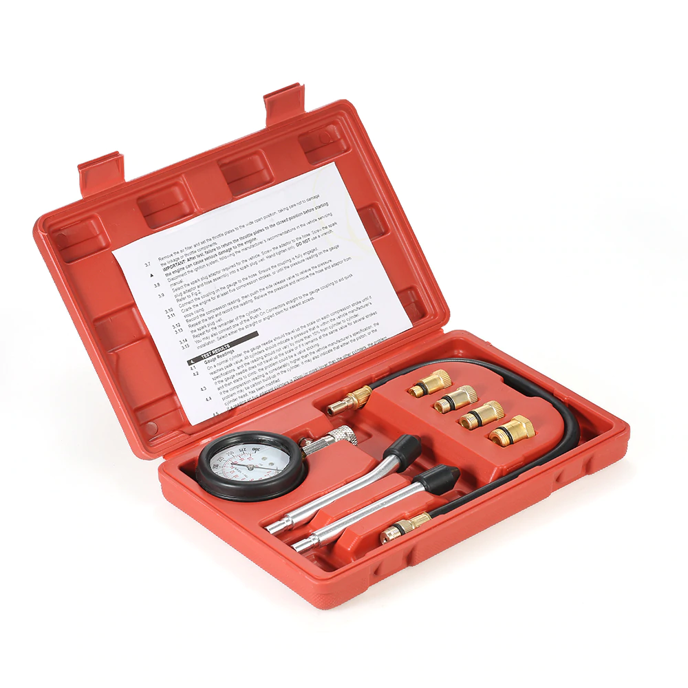 Compression Tester Auto Petrol Gas Engine Cylinder Tester