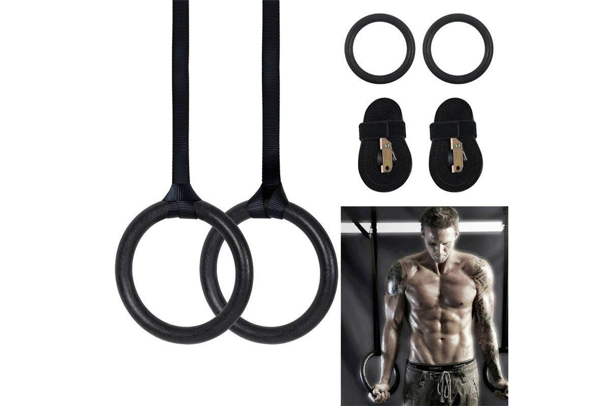 Close-up of ABS plastic gymnastic ring