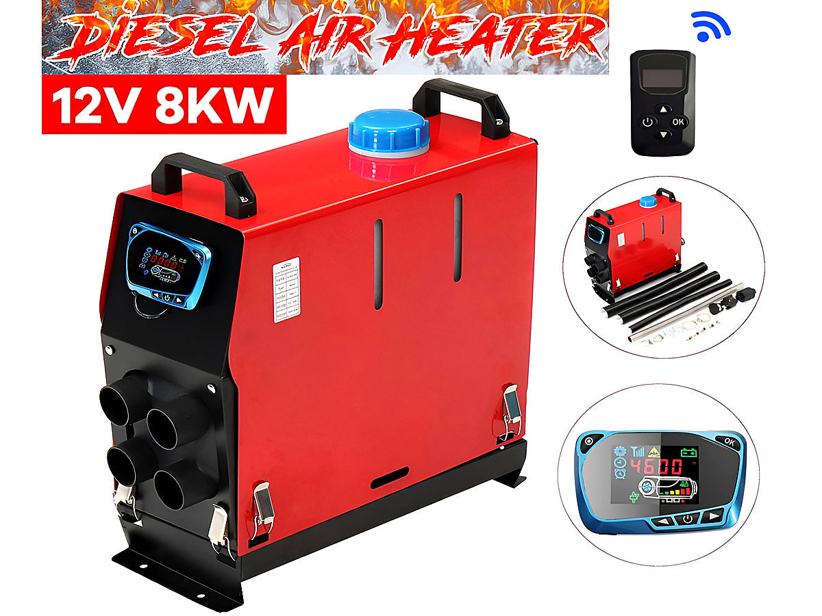 Side view showing compact all-in-one design