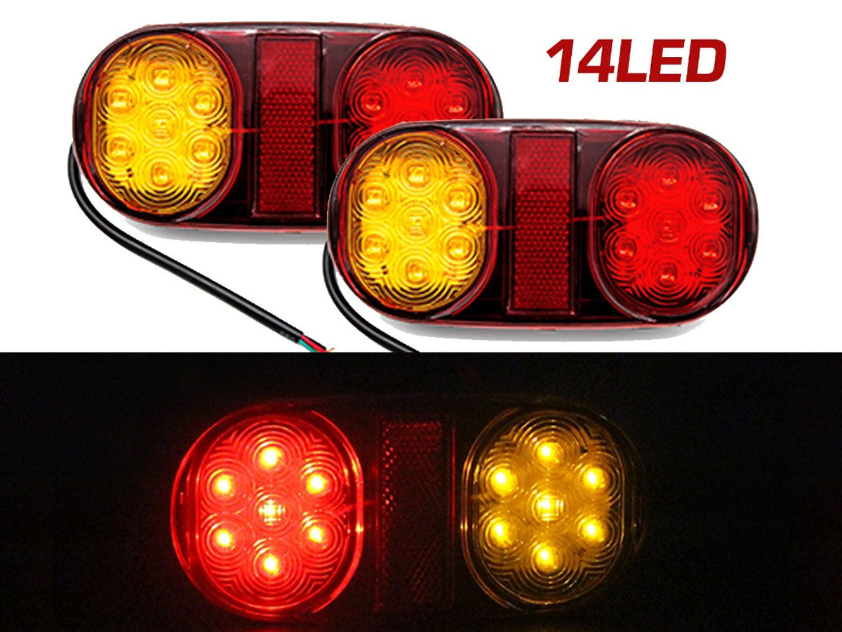 LED Trailer Tail Lights 12V