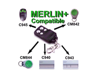 Thumbnail for Merlin + Garage Door Remote CM842 CM844 C940 C945 Replacement