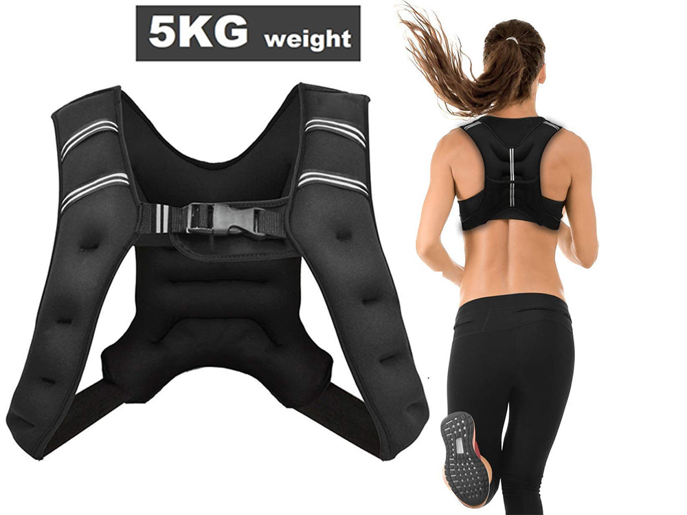 Weighted vest filled with steel sand for even resistance