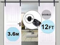 Thumbnail for Barn Door Hardware Sliding Door Kit