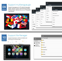 Thumbnail for Car Stereo System Touch Screen with GPS + Reverse camera