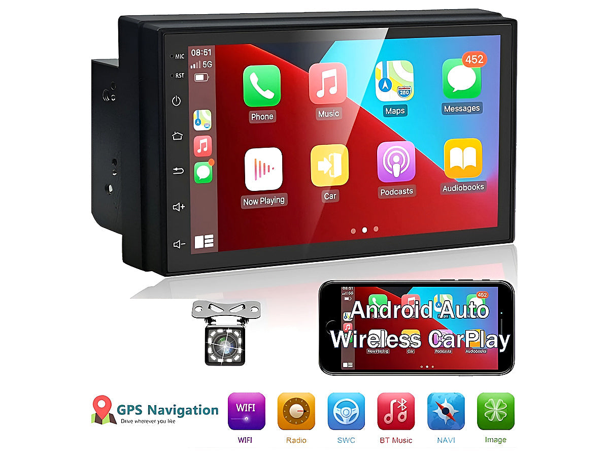 Car Stereo System Touch Screen with GPS + Reverse camera