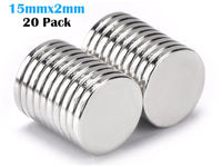 Thumbnail for Neodymium Magnets 15mm x 2mm 20pack