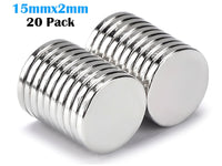 Thumbnail for Neodymium Magnets 15mm x 2mm 20pack