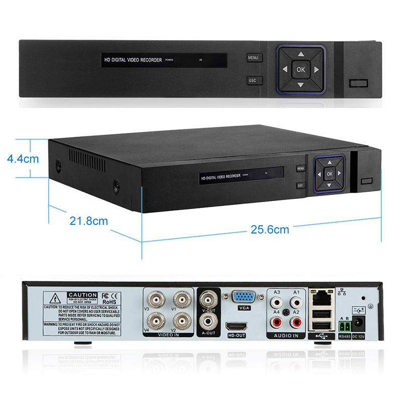 DVR with user manual and mouse included