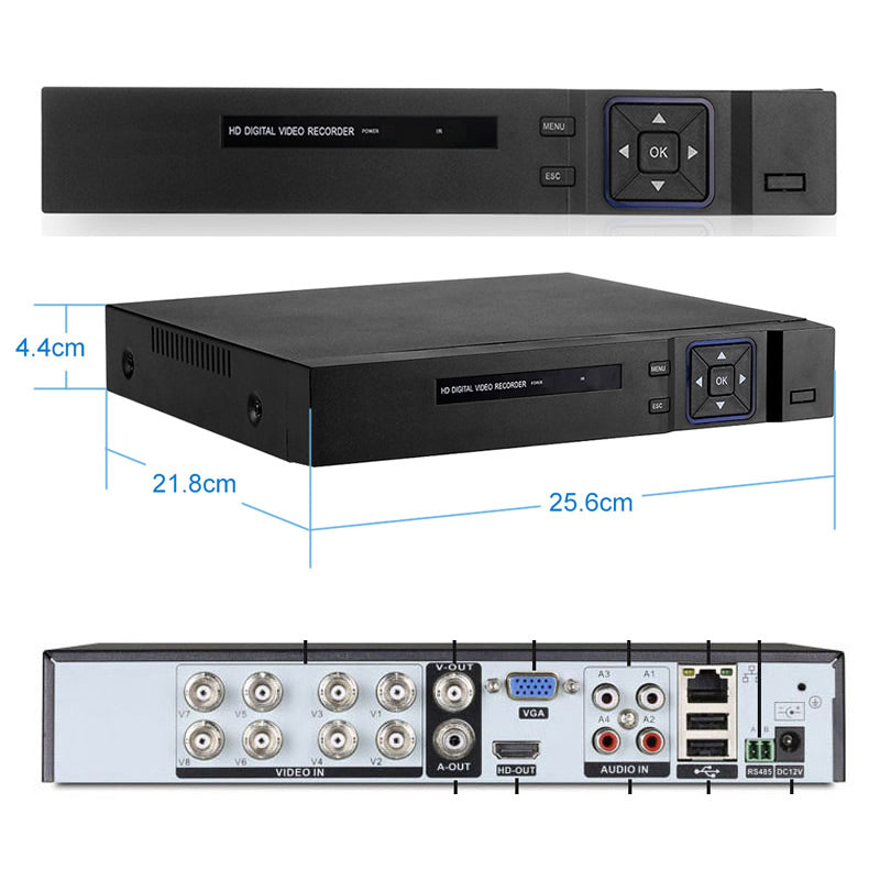 DVR 8CH Digital video recorder CCTV Camera System