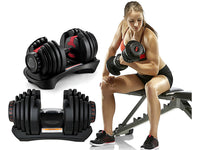 Thumbnail for Adjustable Dumbbells 24Kg Pair