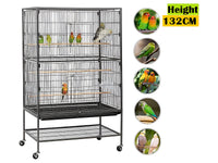 Thumbnail for Bird Cage Parrot Aviary Perch Carrier
