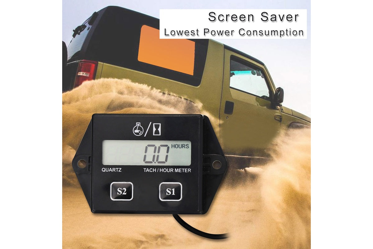 Tachometer digital hour meter used on ATV engine