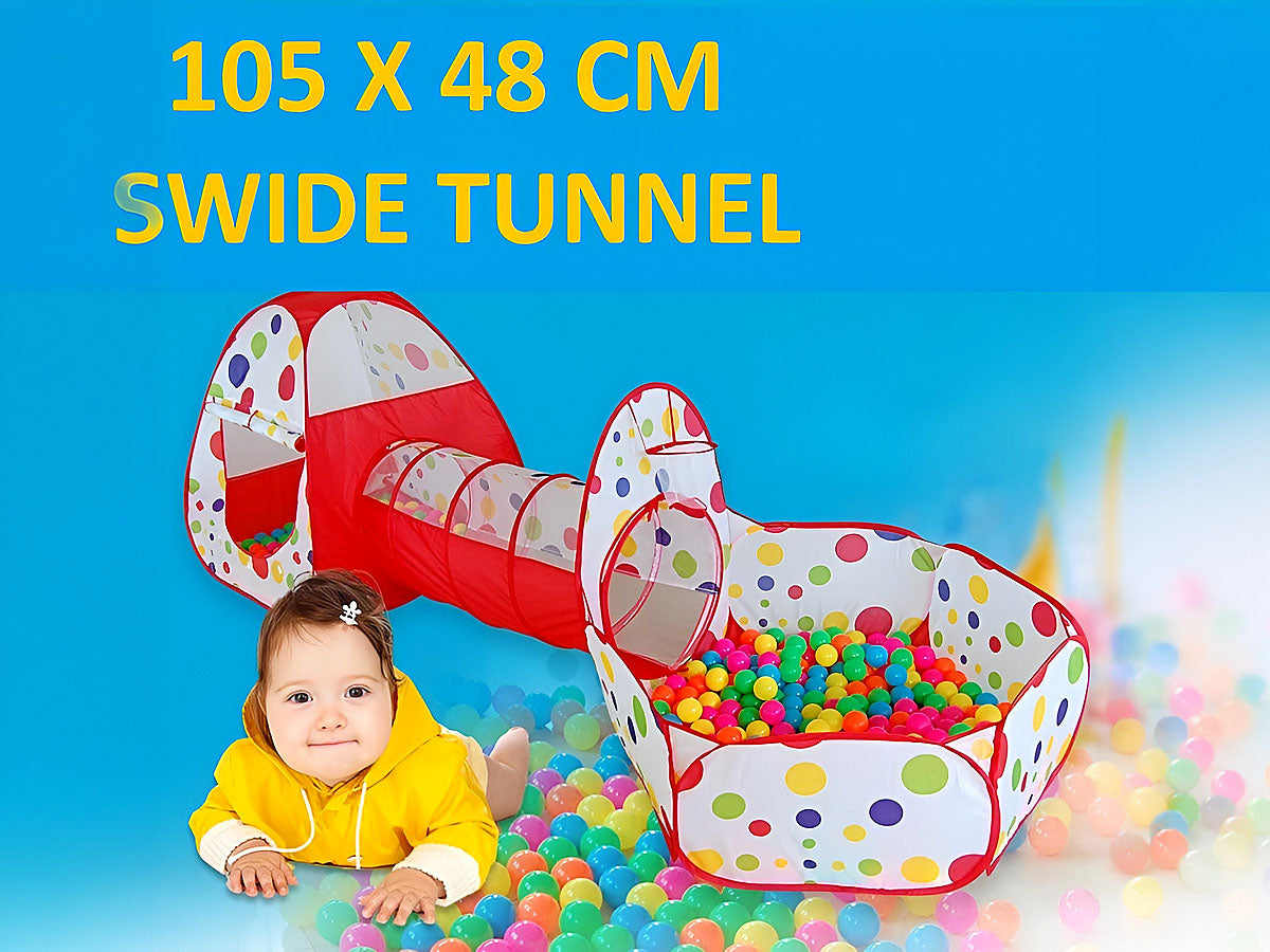 Kids Play Tent Tunnel Set