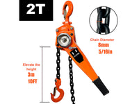 Thumbnail for Chain Hoist Lever Block Chain Hoist 2 Ton 3 m Lifter