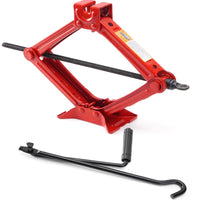 Thumbnail for Scissor Jack Heavy Duty – 2 Ton Steel Car Jack with Ratchet Wrench Red