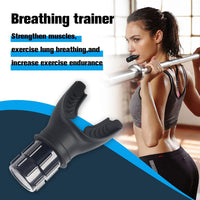 Thumbnail for Breathing Trainer Breath Booster Strength Lung Fitness Exerciser Device Silicone