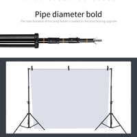 Thumbnail for Photography Background Stand with 3 Backdrops Kit