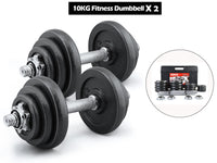 Thumbnail for Adjustable Pair Total 20Kg Dumbbell With Box 10KG Each