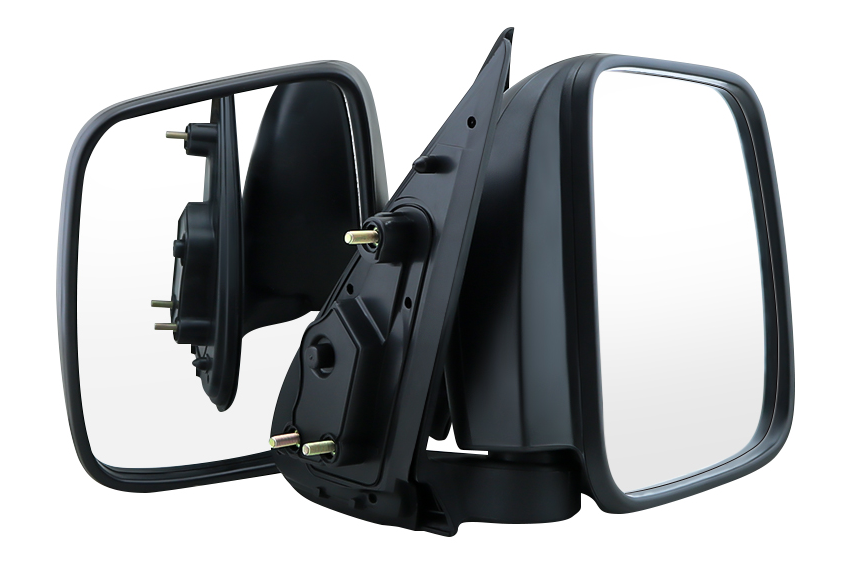 Side view of Toyota Hiace mirror housing