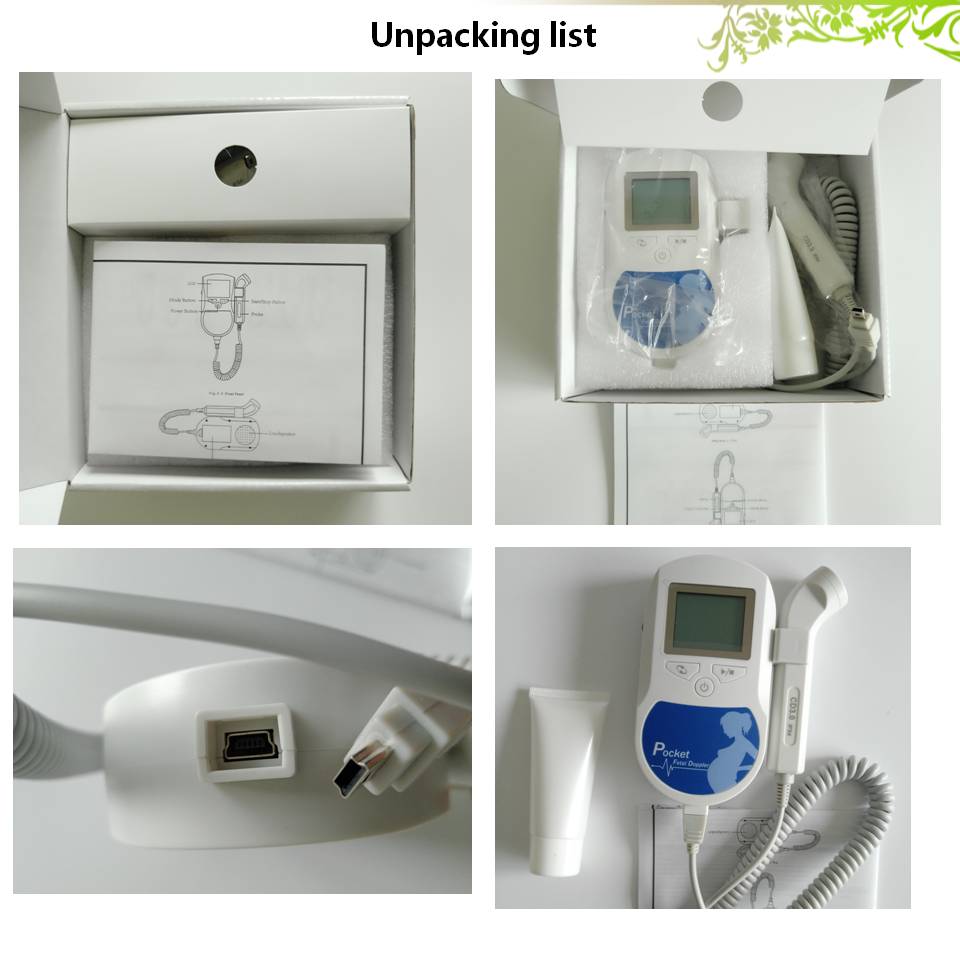 At Home Fetal Doppler Baby Heart Rate Monitor