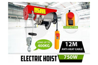 Thumbnail for Electric hoist winch with cast iron and aluminium housing