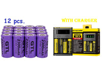 Thumbnail for CR123A Rechargeable Batteries for Arlo Cameras 12pcs + Charger