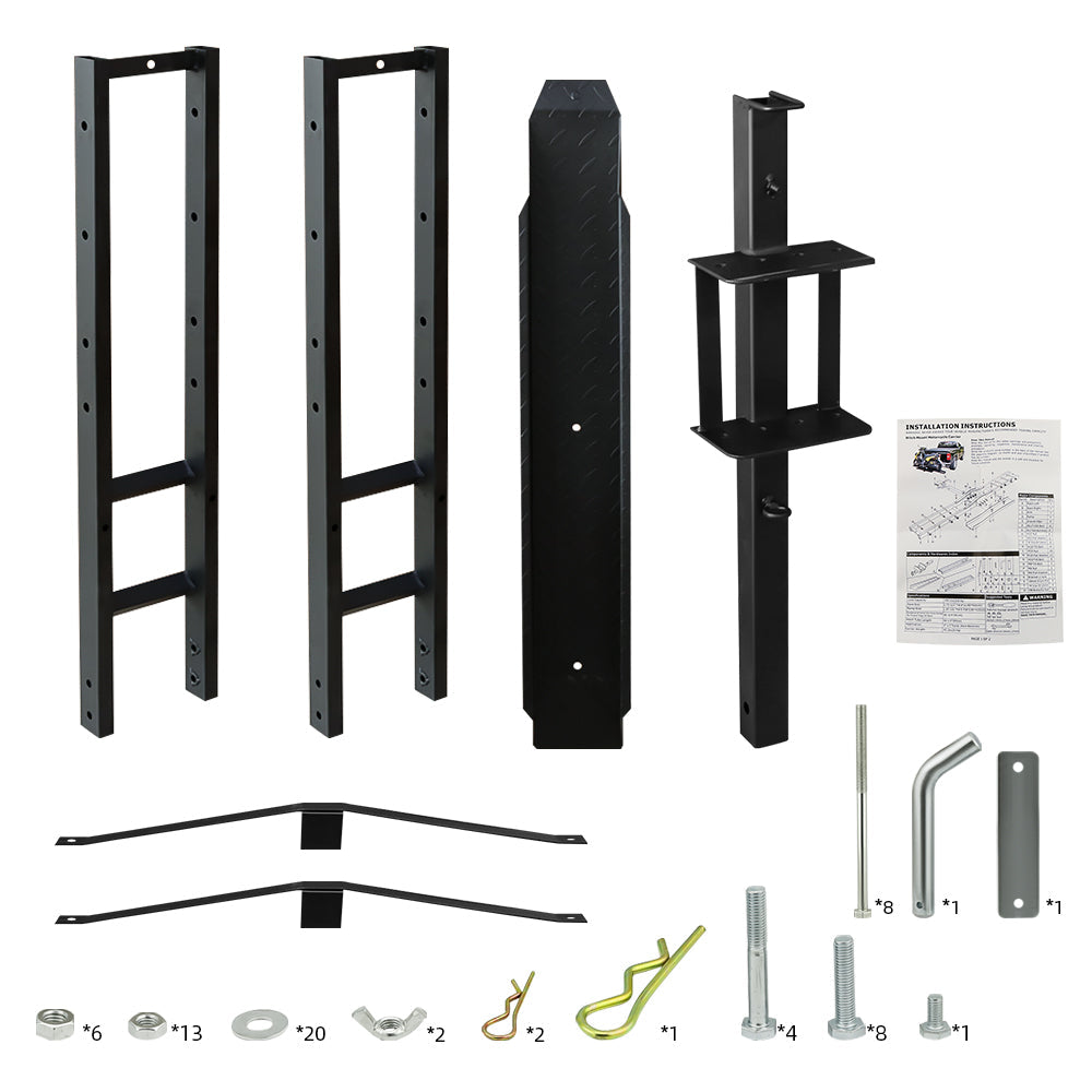 Motorbike & Dirt Bike Hitch Carrier Bike Rack with Ramp