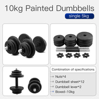 Thumbnail for Dumbbells set 10kg compact design for home gym