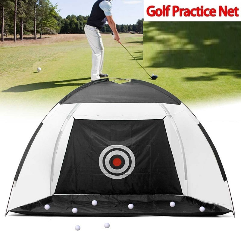 Golf Training Net 3M Golf Practice Net Hitting Chipping Training Aid Cage for Home Backyard Black