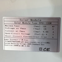 Thumbnail for 120W Solar Panel with Solar Controller