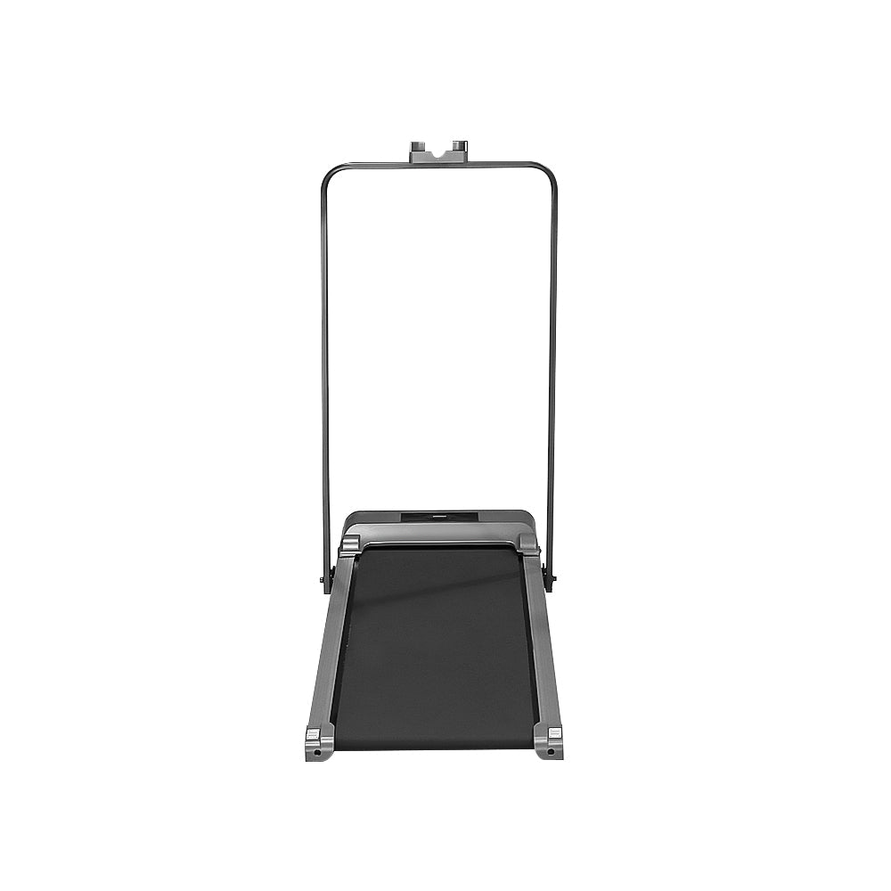 Treadmill running surface with cushioning