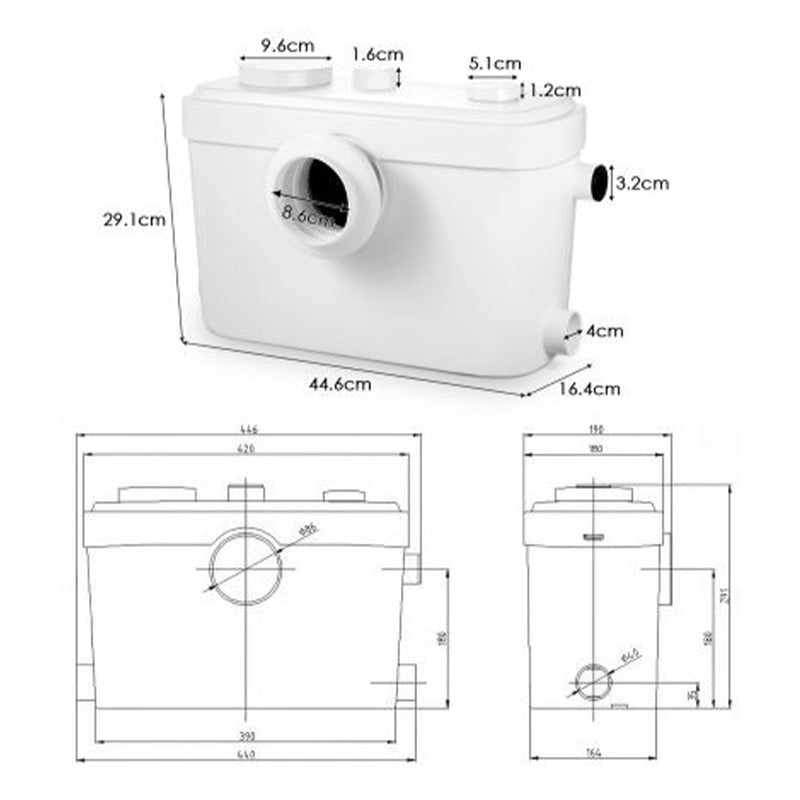 Macerator Pump Sewerage Pump 750W